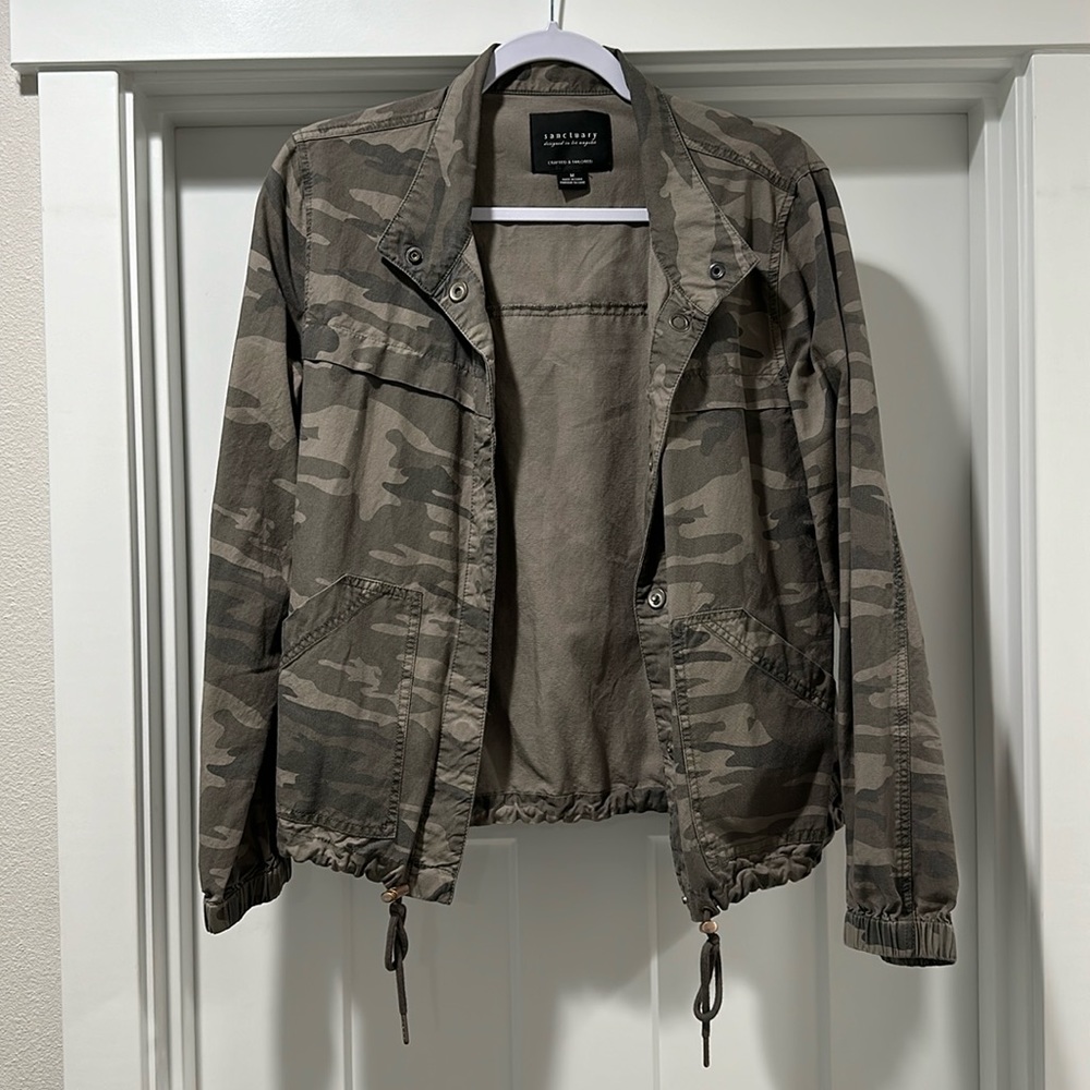 New! Sanctuary Camo Jacket